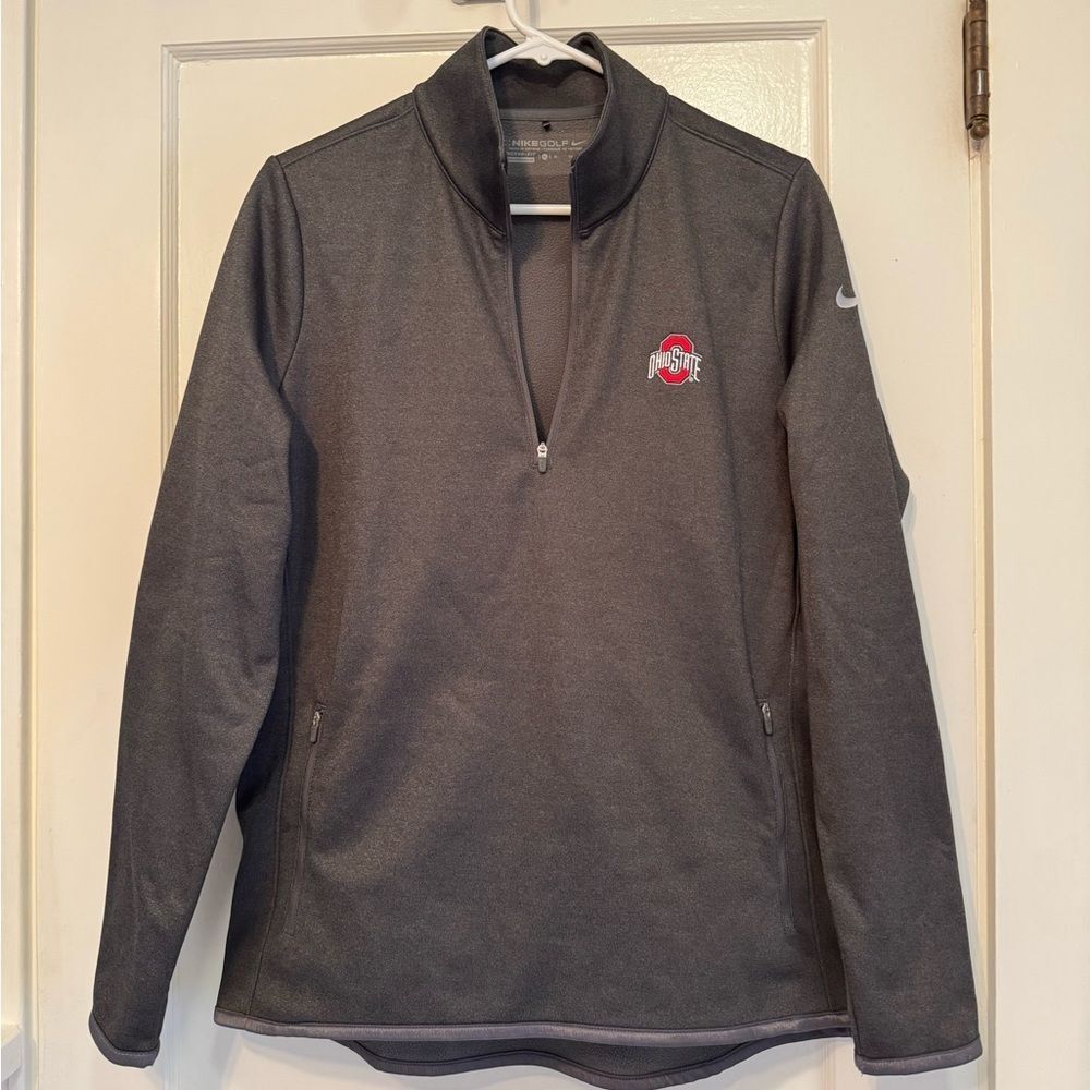 Nike Ohio State Buckeyes Quarter-Zip Pullover Size XL